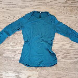 lululemon Womens 4 Kanto Catch Me Long Sleeve Top EUC Vintage Athleisure